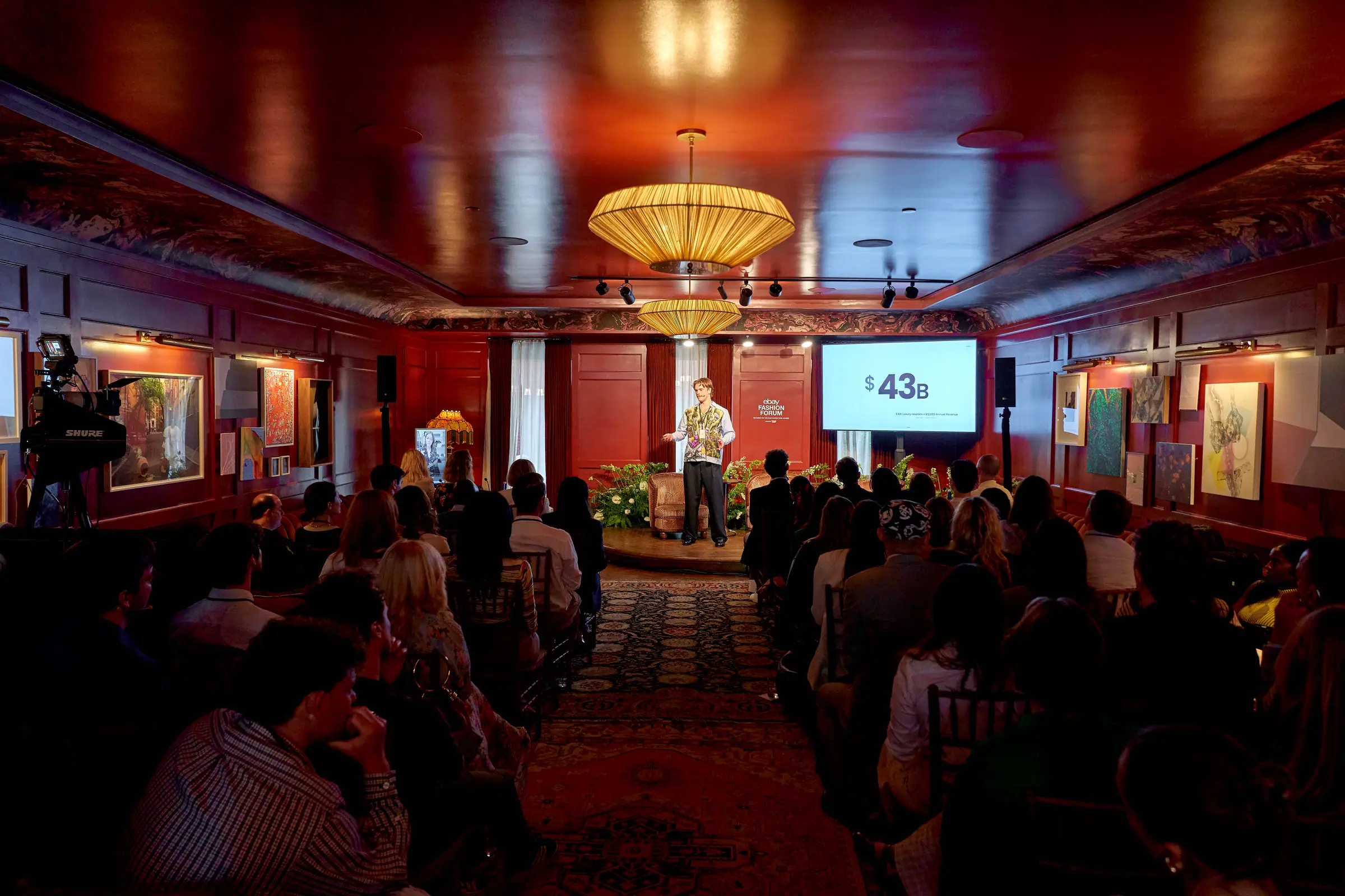The eBay Fashion Forum in New York during the Circular Fashion Fund 2026 final