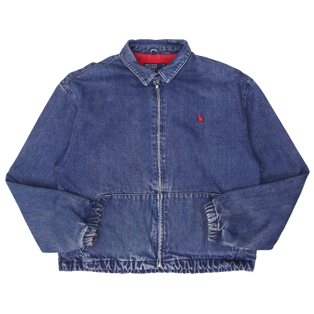 Vintage Polo by Ralph Lauren Denim Harrington Jacket
